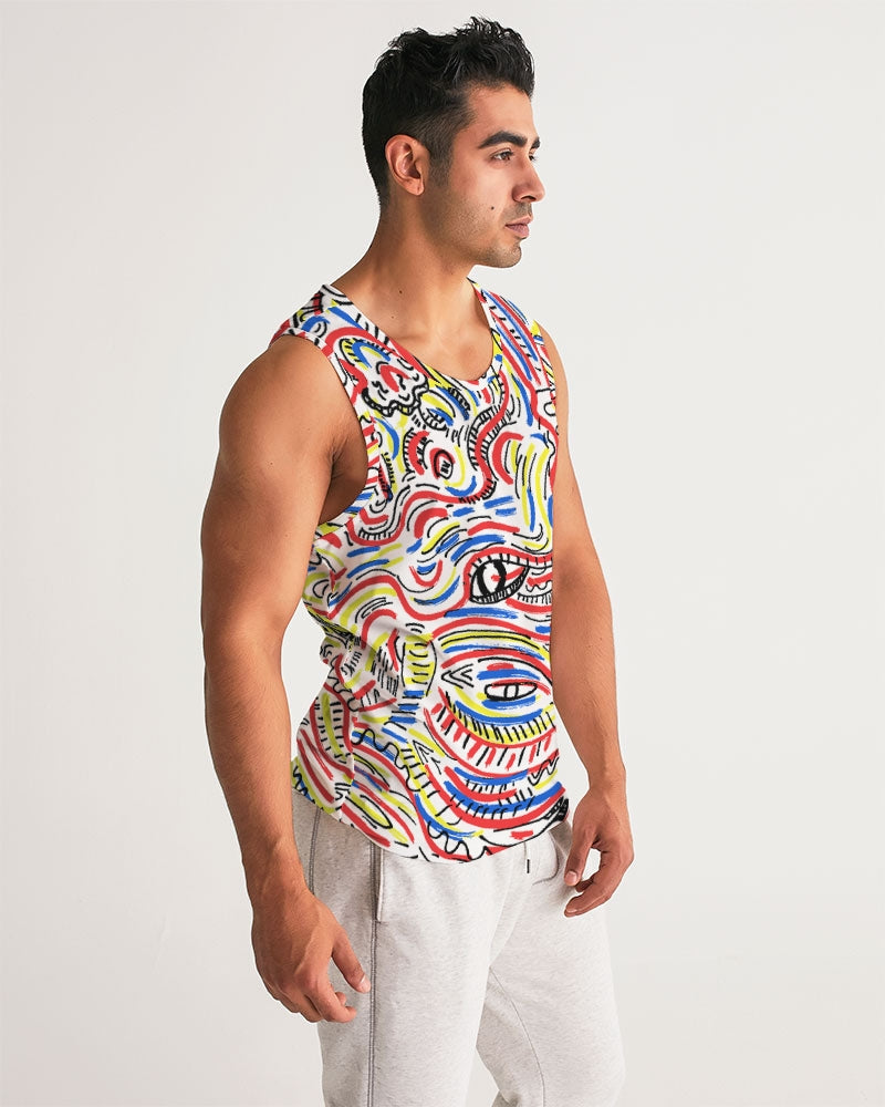 Graffiti Summer Men's Sport Tank