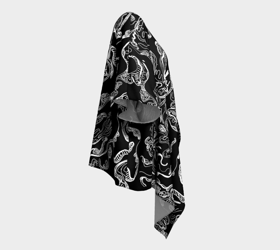 What Happened Draped Kimono Robe
