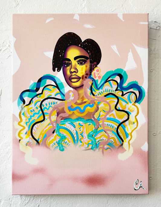 Radiant Angel  18x24 Canvas Wall Art