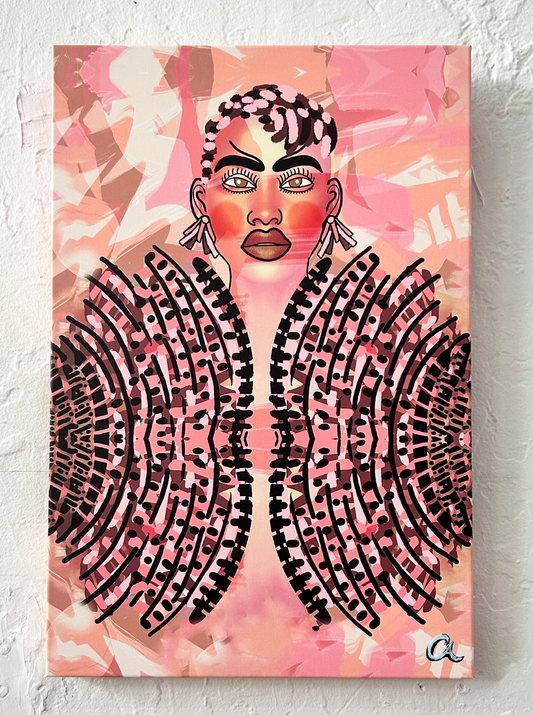 Radiant Warrior– 16x24 Canvas Wall Art