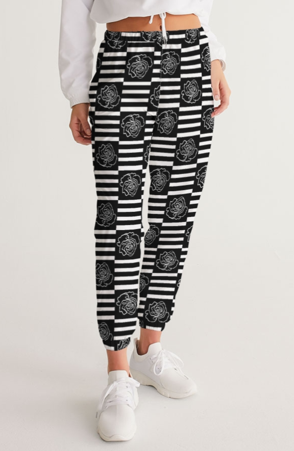 Rose vrs. Stripe Check Print