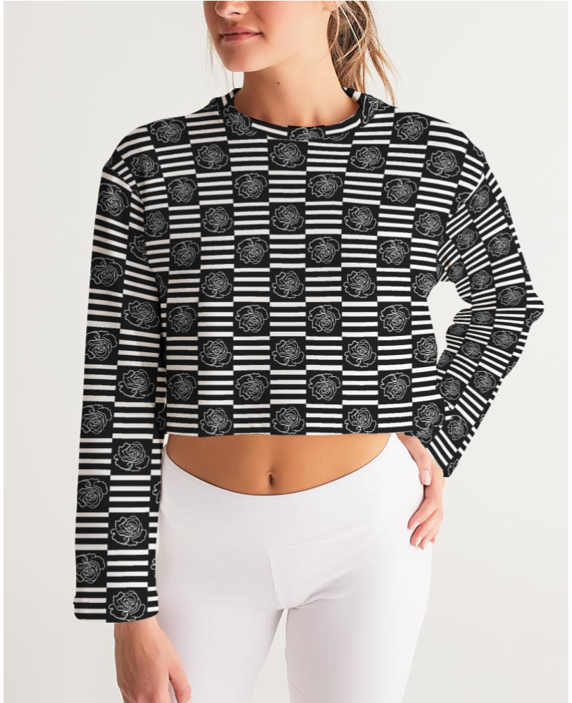 Rose vrs. Stripe Check Print