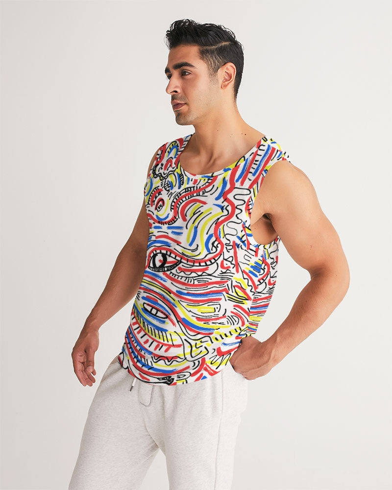 Graffiti Summer Men's Sport Tank